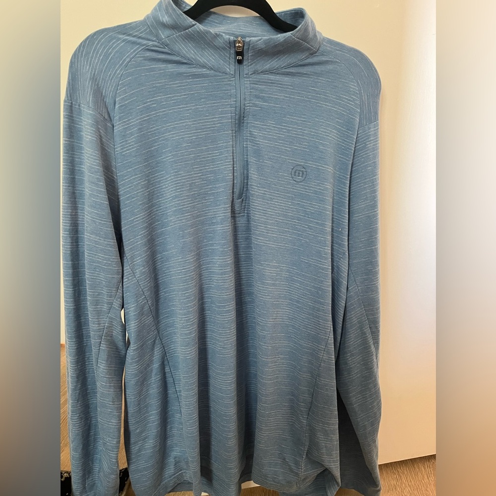 Travis Mathew Light Blue Pullover